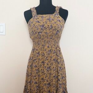 RAGA Sleeveless Maxi Dress in Mustard